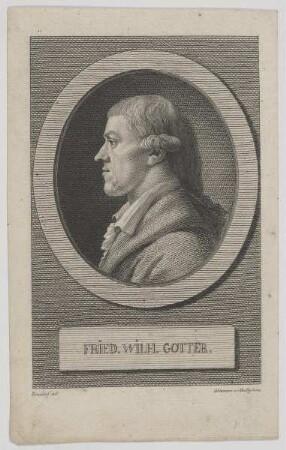 Bildnis des Fried. Wilh. Gotter