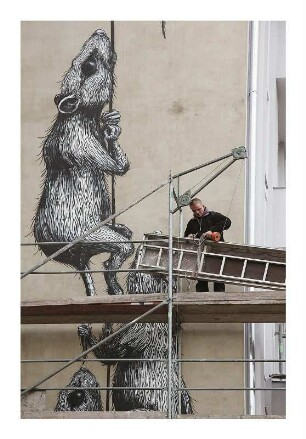Rüstarbeiten, Schönhauser Alle, Ecke Dänenstraße