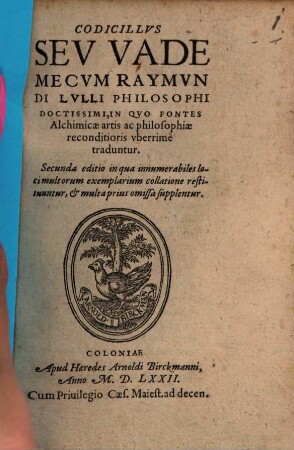 Liber qui Codicillus seu Vademecum inscribitur