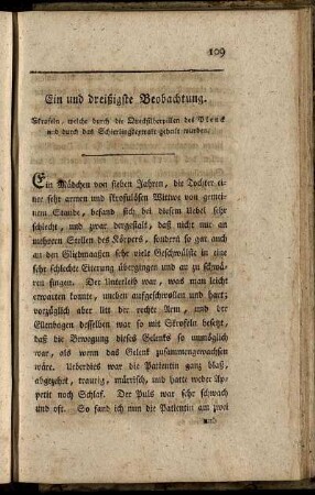 Ein und dreißigste Beobachtung. - Vierzigste Beobachtung.