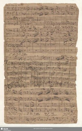 Tito Vespasiano. Excerpts - Mus.2477-E-501 - Mus.2477-E-501a : S, strings, fl (2)