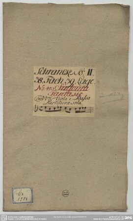 Instrumental pieces - Mus.2-N-22 : strings, bc, ob (2), fag - g