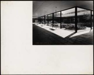 Schauspielhaus, Wuppertal: Atrium: Ansicht (Ausstellungstafel der »Prague Quadrennial of the Theatre Design and Architecture« 1967)
