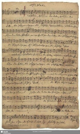 [Tenore coro und solo, unvollst.]