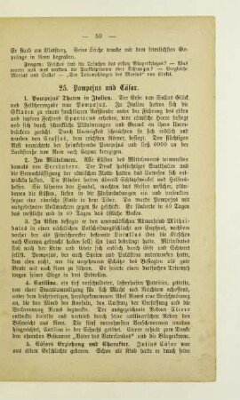 25. Pompejus und Cäsar