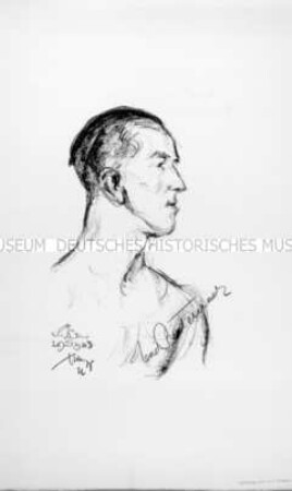 Bildnis des Schwimmers Erich Rademacher
