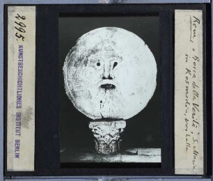 Rom, S. Maria in Cosmedin,Rom, Bocca della Verità : Mund der Wahrheit (Bocca della Verità)