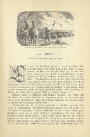 XVI. Kapitel. Bündnis mit dem Kaiser gegen Frankreich