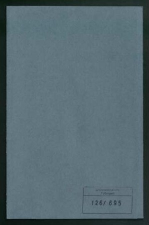 Ernst Trumpp (1828-1885 ). Personalakte des Lehrkörpers : Akte betreffend Ernst Trumpp, Privatdozent der orientalischen Sprachen