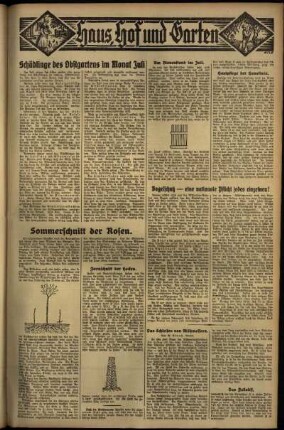 Zweite Ausgabe vom Donnerstag, den 19. Juli 1934.