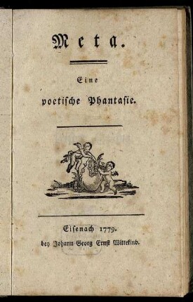 Meta : Eine poetische Phantasie