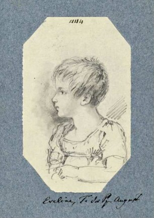 Porträt der Eveline von Waldenstein (Nr. 444 aus dem Skb. Nr. 15)