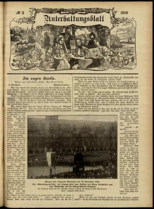 Ausgabe vom Sonntag, den 19. Januar 1919.