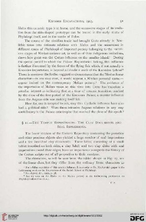 § 11: The temple repositories: The clay documents and seal impressions