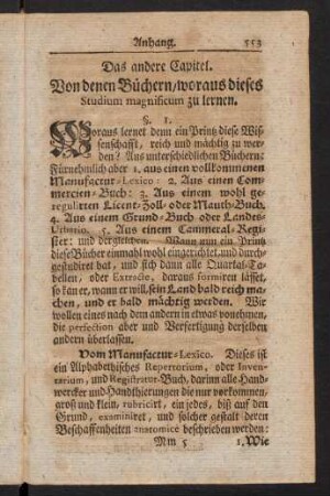 553-565, Das andere Capitel