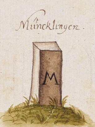 Münklingen, Weil der Stadt BB (Leonberger Forst, Marksteinzeichen I)