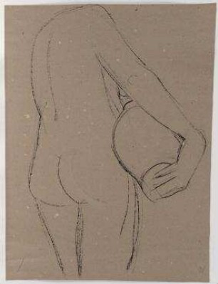 Studie III zu "Mädchen mit Krug"