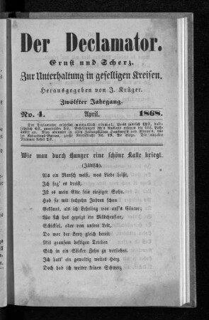 Wie man durch Hunger eine schöne Kalle kriegt.