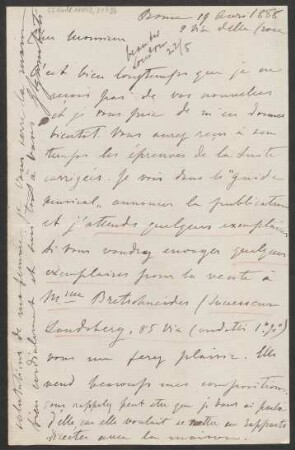 Brief an B. Schott's Söhne : 19.04.1888