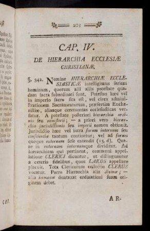 203-245, Caput IV