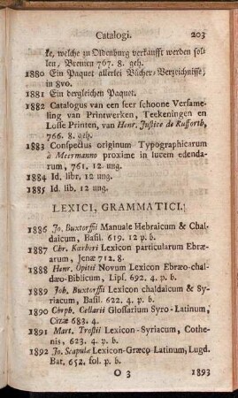 Lexici, Grammatici.