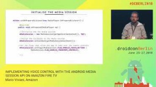 Implementing Voice Control with the Android Media Session Api on Amazon Fire TV