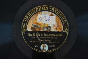 Dies Bildnis ist bezaubernd schön : aus "Die Zauberflöte" / (Mozart)