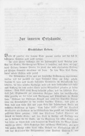 Zur inneren Ortskunde