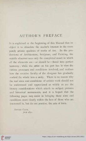 Author's preface