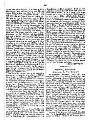 Sylvester, Jahresabschluß : (Fortsetzung von Nr.4 dieses Jahrgangs)