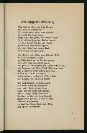 25-45, Alldeutschlands Erweckung - 1914