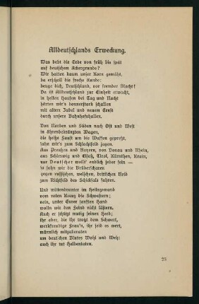 25-45, Alldeutschlands Erweckung - 1914