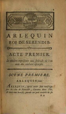 Oeuvres choisies de LeSage : Avec figures. 12. Théatre de la Foire ou l'Opéra comique. T. 1. - 526 S. : 2 Ill.