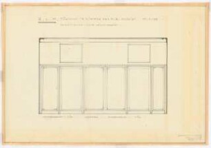 Reichsluftfahrtministerium, Berlin: Zimmer Abteilungsleiter M[inister-].R[at]. Scheidt Q2R: Türwand Ansicht 1:20