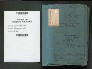 Duisberg, August geb. 28.04.1835; Bergassessor; ausgeschieden 1873; Prüfungs- u. Personalakten Band 1