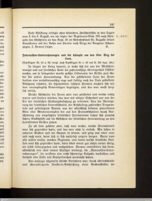 Patrouillen-Unternehmungen und die Kämpfe um den 93er Weg bei Loos