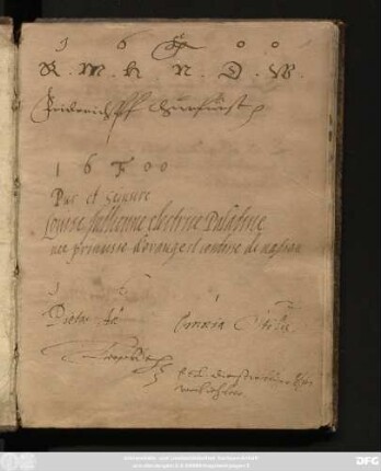Stammbuch : [Fürstliches Stammbuch aus Anhalt]