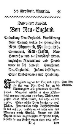 Entdeckung von Neu-England