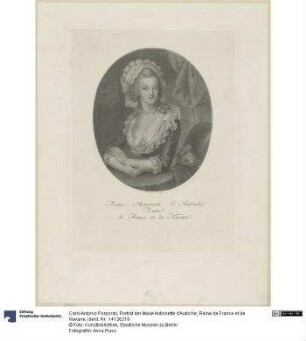Porträt der Marie Antoinette d'Autriche, Reine de France et de Navarre