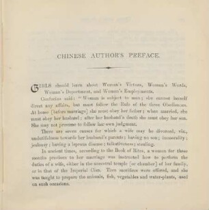 Chinese author's preface