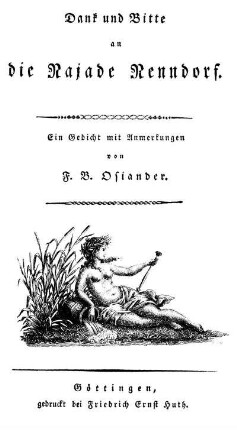 Dank und Bitte an die Najade Nenndorf