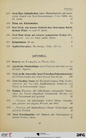 Japonika (Nr. 679-709)
