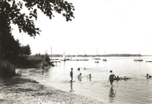 Groß Särchen. Knappensee, Badestrand bei Koblenz