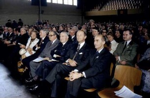 Freiburg: Stadthalle; Europatage Paneuropa-Union, Reihe der Ehrengäste