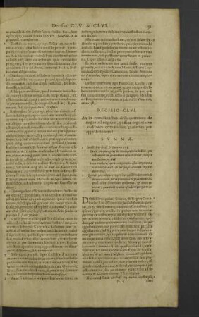 Decisio CLVI. - CCXIV.