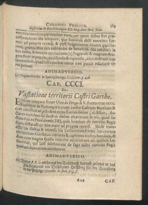 Caput CCCI. - CCCXX.