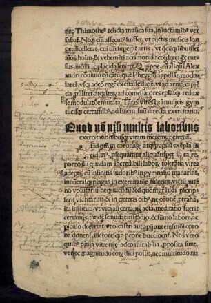 Quod non nisi multis laboribus exercitationibusque vitam meremur aeternam.