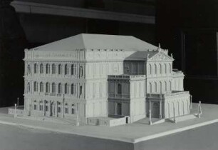 Modell des ersten Dresdner Hoftheaters