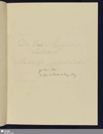 Nr. 46-62. Meyen, Eduard
