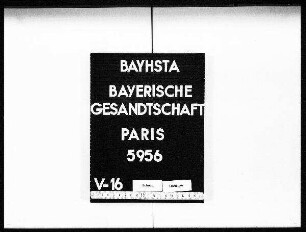 Ein Gesuch der Versuchsanstalt des unterfränkischen Weinbauvereins